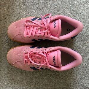 Adidas Women's Pink and Navy Sneakers